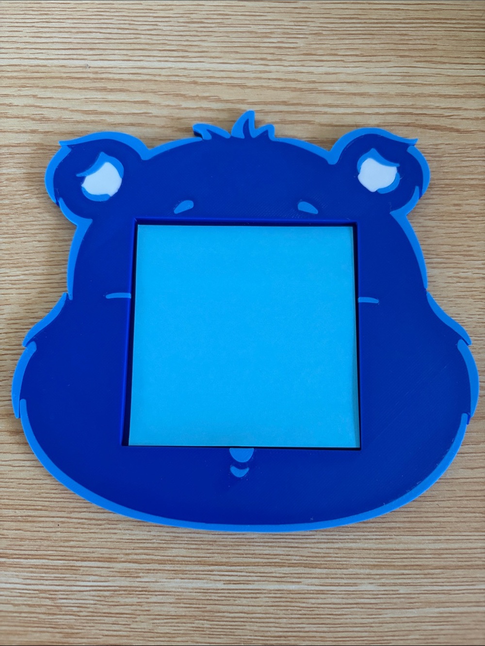 3d printed care bear inspired sticky note holder